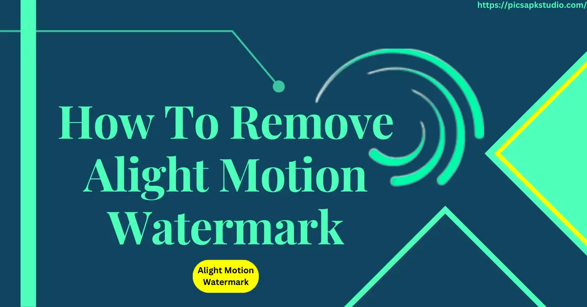 How to Remove Alight Motion Watermark