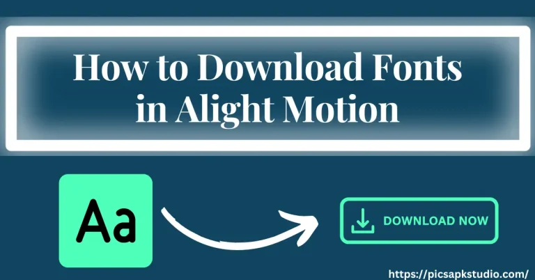 How to Download Fonts in Alight Motion