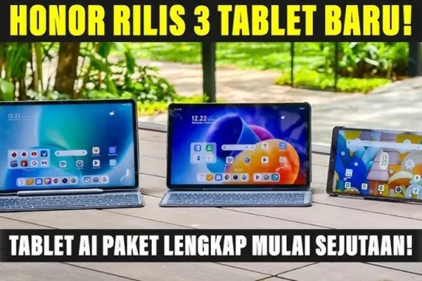 Honor Rilis 3 Tablet di Indonesia